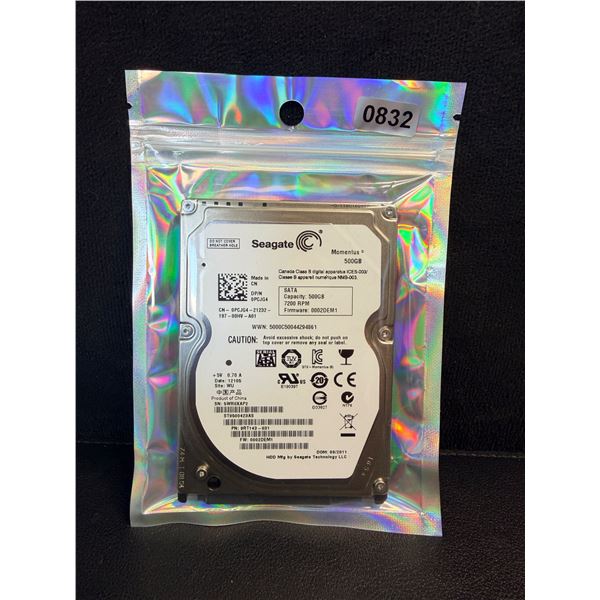 Seagate SATA HDD 500GB 7200RPM - Used