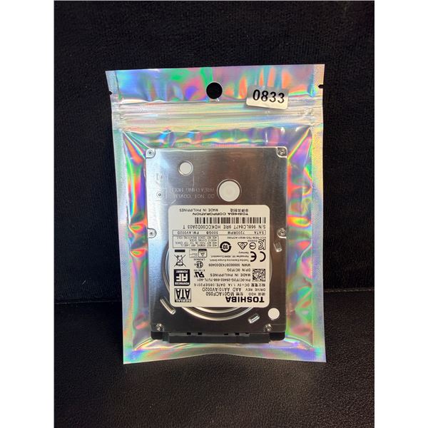 Toshiba 500GB 7200RPM SATA HDD - Used