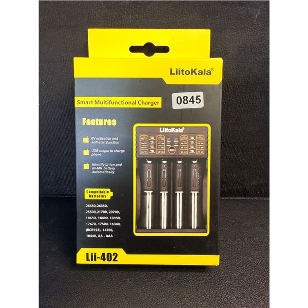 LiitoKala Smart Multifunction Battery Charger - Lii 402 - New