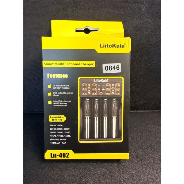 LiitoKala Smart Multifunction Battery Charger - Lii 402 - New