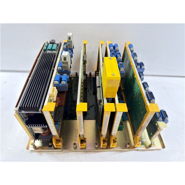 Fanuc Power Supply Rack w/ Circuit Boards