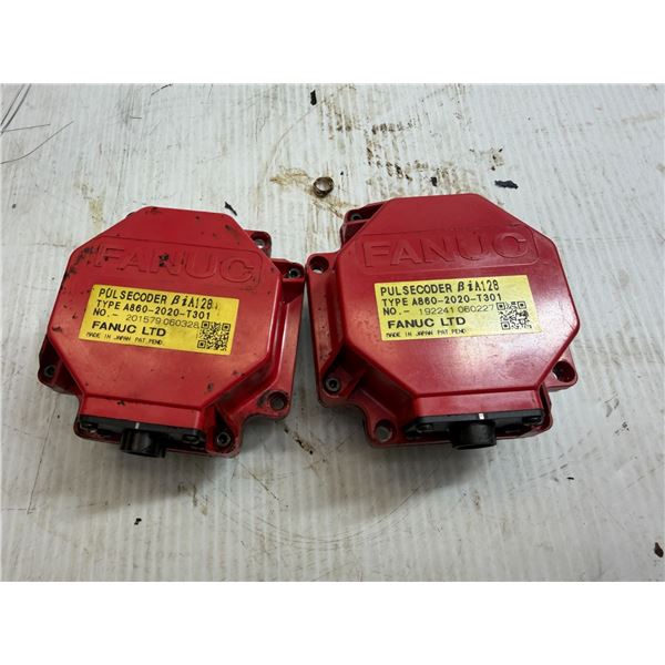 (2) Fanuc #A860-2020-T301 Pulsecoder