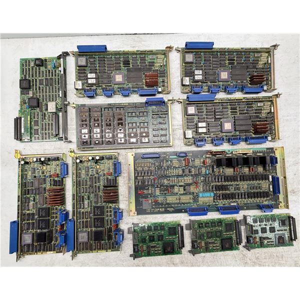 Lot of (11) Assorted Fanuc Circuit Boards