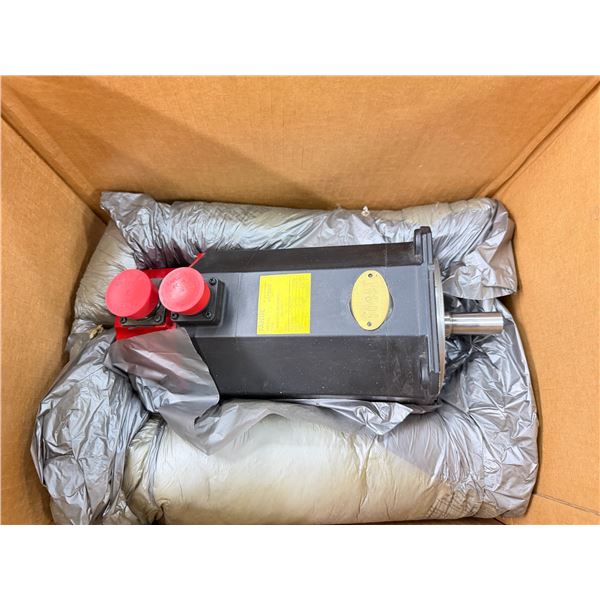 Fanuc #A06B-0128-B575#7076 AC Servo Motor