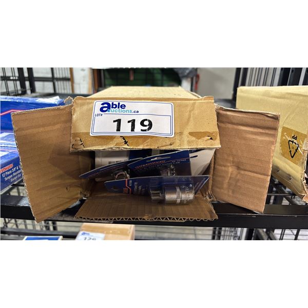 BOX OF *NEW* WESTWARD 1/2" DR. TORXS BIT SOCKETS T-60