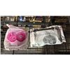 Image 3 : BOX OF 3M ORGANIC VAPOUR BARTRIDGE/P100 FILTERS & BOX OF 6" X 48" CLEAR 3 MIL POLY BAGS