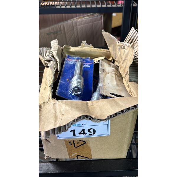 BOX OF *NEW* WESTWARD 1/2" DR. LONG HEX SOCKET BITS 5/8"