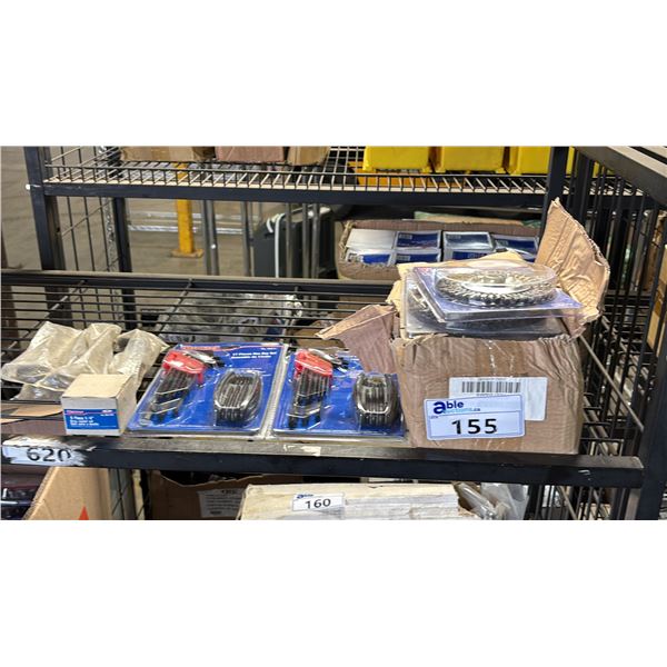 *NEW* BOX OF WESTWARD WIRE WHEEL BRUSHES, (2) 17PCS HEX KEY SETS & MORE