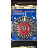 Image 2 : LARGE BOX OF *NEW* WESTWARD 6" KNOTTED WIRE WHEEL BRUSHES