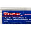 Image 2 : *NEW* WESTWARD 5 PIECE PRE-SET TORQUE WRENCH SET
