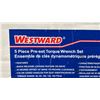Image 2 : *NEW* WESTWARD 5 PIECE PRE-SET TORQUE WRENCH SET