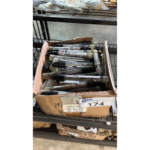 BOX OF *NEW* TDC 33/64" COBALT 1/2" REDUCED SHANK DRILL BITS