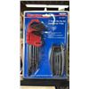 Image 4 : *NEW* BOX OF WESTWARD 17PCS HEX KEY SETS, ASSTD. ROBERTSON SCREWS & NUTS & (2) BOXES OF NORTON NEON