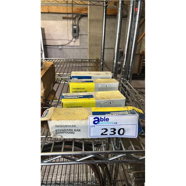 (4) BOXES OF *NEW* JACKSON LEA STANDARD BAR COMPOUND
