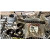Image 4 : SHELF OF ASSORTED *NEW* THREADED PIPE NIPPLES, HEX BUSHINGS, GATE VALVES & MORE