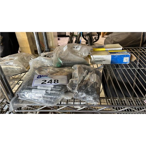 (4) BAGS OF ASSTD. *NEW* WESTWARD PRECISION SCREWDRIVERS & (2) BOXES OF JACKSON LEA STANDARD BAR