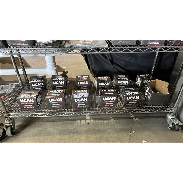 SHELF OF *NEW* UCAN SLEEVE ANCHOR HEX NUTS: 1/2" X 2-1/4"