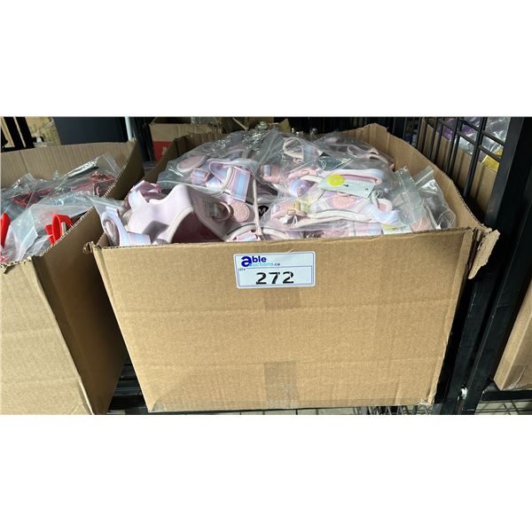 BOX OF *NEW* THE SHARPER BARKER PINK DOG HARNESSES *ASSORTED SIZES*