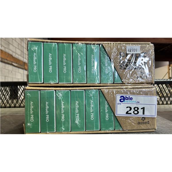 (2) BOXES OF *NEW* PURE SOUND AIR BUDS PRO