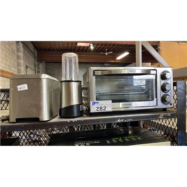 OSTEN TOASTER, CHEFMAN PERSONAL BLENDER & HAMILTON BEACH TOASTER OVEN