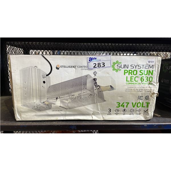 SUN SYSTEM PRO SUN LEC 630 COMMERCIAL FIXTURE: ETELLIGENT CONTROLLER COMPATIBLE