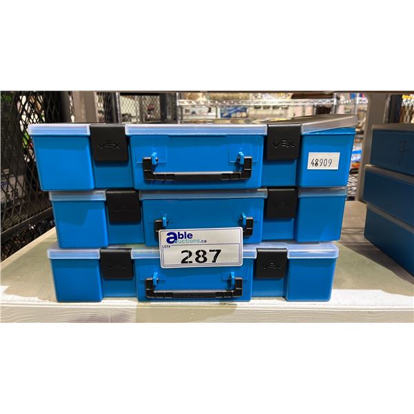 VEX IQ STEM LEARNING ROBOT KIT W/REMOTE *NO BATTERY* (3) CASES