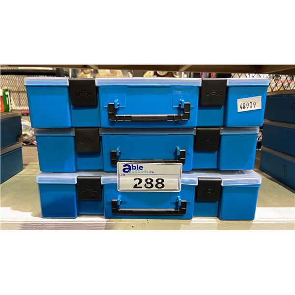 VEX IQ STEM LEARNING ROBOT KIT W/REMOTE *NO BATTERY* (3) CASES