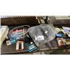 Image 3 : SHELF OF ASSTD. SANDPAPER, CABLE CLAMPS, TWO-WAY RADIOS, NIGHT LIGHTS & MORE