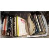 Image 3 : TOTE OF ASSORTED MUGS & BOX OF ASSORTED VINTAGE LP RECORDS