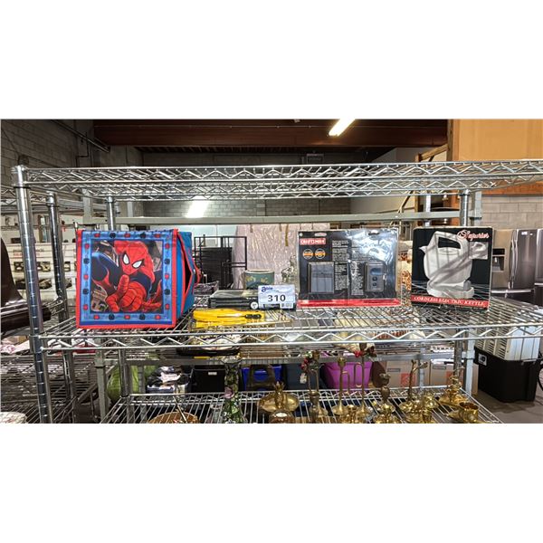 SPIDER-MAN STORAGE BOX, CRAFTSMAN GARAGE DOOR COVERSION KIT, CORDLESS ELECTRIC KETTLE & MORE