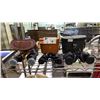 Image 3 : (3) ASSORTED VINTAGE BINOCULARS WITH LEATHER CASES