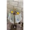 Image 3 : FLOOR LAMP WITH GLASS & BRASS SHADE