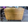 Image 2 : VINTAGE OAK DROP-LEAF TABLE WITH BUILT-IN STORAGE