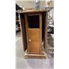 Image 3 : VINTAGE OAK DROP-LEAF TABLE WITH BUILT-IN STORAGE