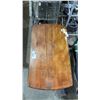 Image 4 : ANTIQUE WOOD DROP-LEAF GATE LEG TABLE WITH BARLEY TWIST LEGS