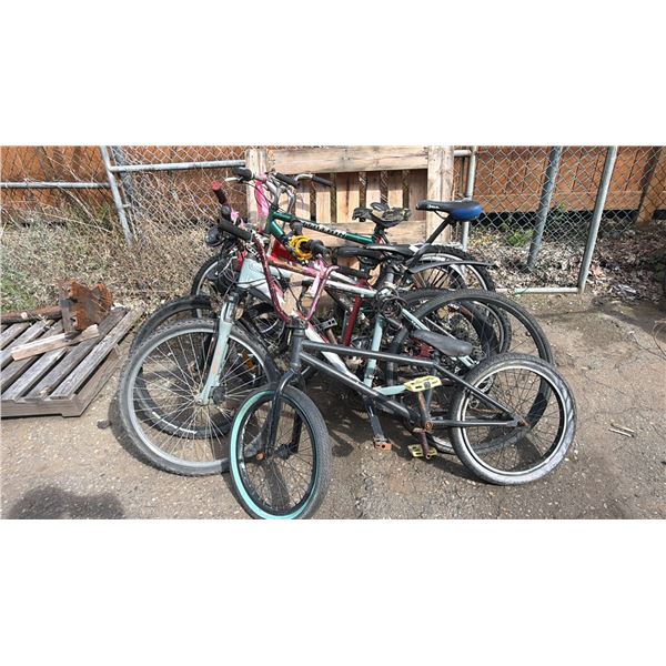 6 ASSORTED BIKES INCLUDING NORTHROCK LH2 ALUMINIUM, NAKAMURA, CARRERA CITATION, HYPER AND MORE