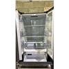 Image 2 : GALANZ 28" WIDE STAINLESS STEEL FRENCH DOOR FRIDGE WITH BOTTOM FREEZER DRAWER