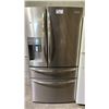 Image 1 : FRIGIDAIRE 36"W STAINLESS STEEL FRENCH DOOR FRIDGE W/ WATER & ICE DISPENSER & BOTTOM FREEZER DRAWER