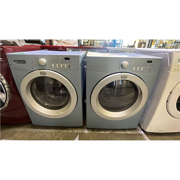 FRIGIDAIRE AFFINITY BLUE FRONT LOAD WASHER & DRYER SET
