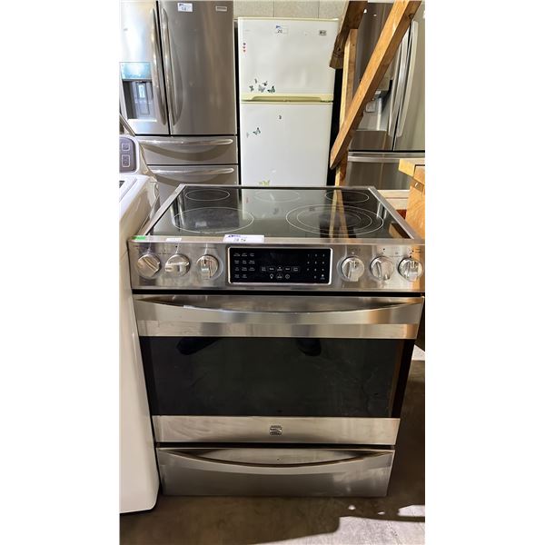 KENMORE ELITE 5 BURNER ELECTRIC RANGE WITH TRUE CONVECTION OVEN
