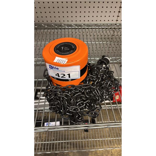 1 TON CHAIN HOIST