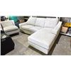 Image 1 : GREY 2 PIECE FABRIC SECTIONAL SOFA WITH CHAISE
