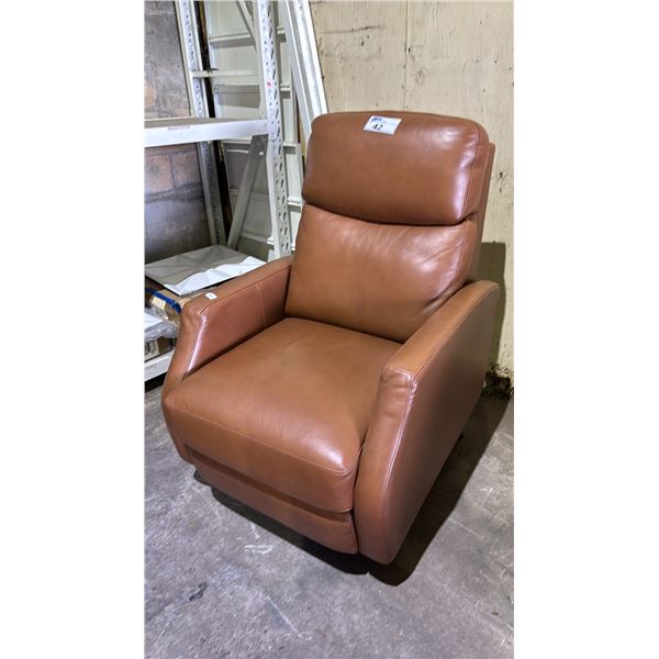 BROWN LEATHER CHAIR