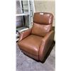 Image 1 : BROWN LEATHER CHAIR