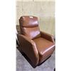Image 3 : BROWN LEATHER CHAIR
