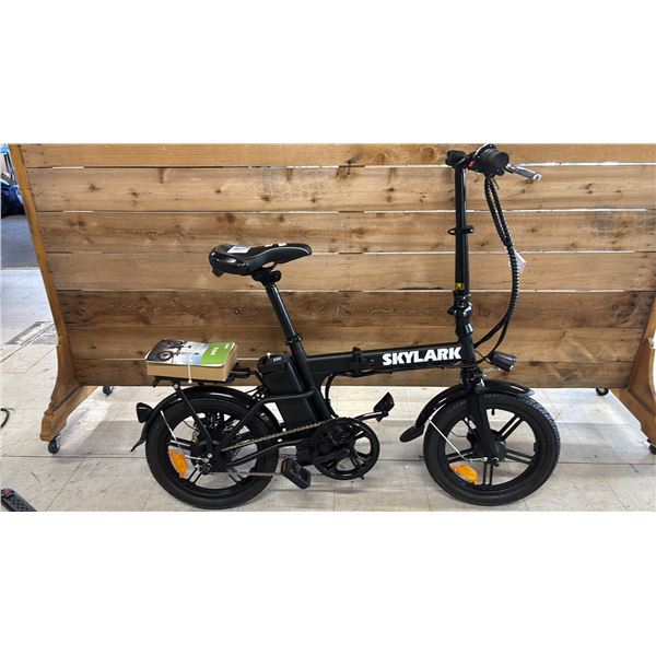 *NEW* NATKO SKYLARK 350 WATT 36 VOLT FOLDING E-BIKE WITH KEY & CHARGER