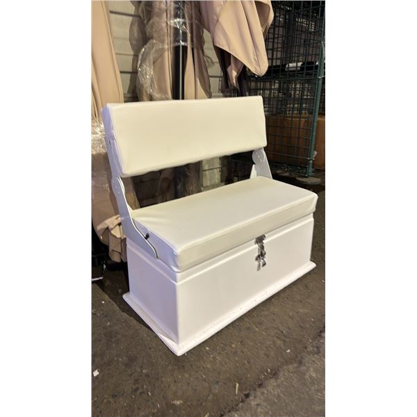 *NEW* FIBERGLASS BOAT SEAT WITH STORAGE