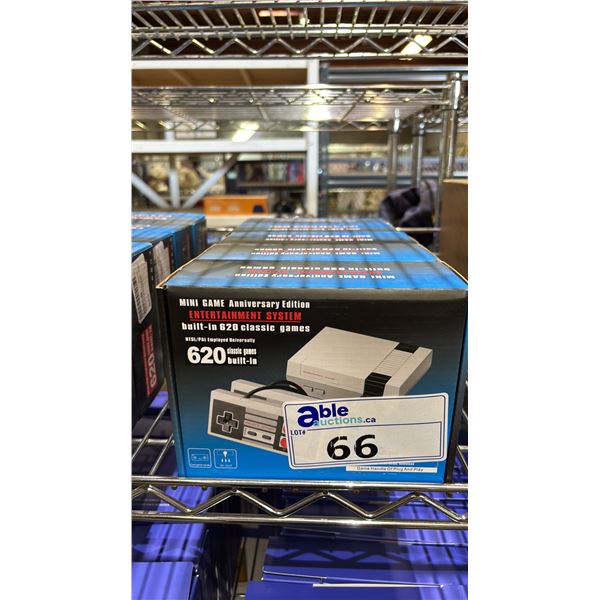 (5) *NEW* ANNIVERSARY EDITION MINI GAME ENTERTAINMENT SYSTEMS WITH 620 BUILT-IN CLASSIC GAMES