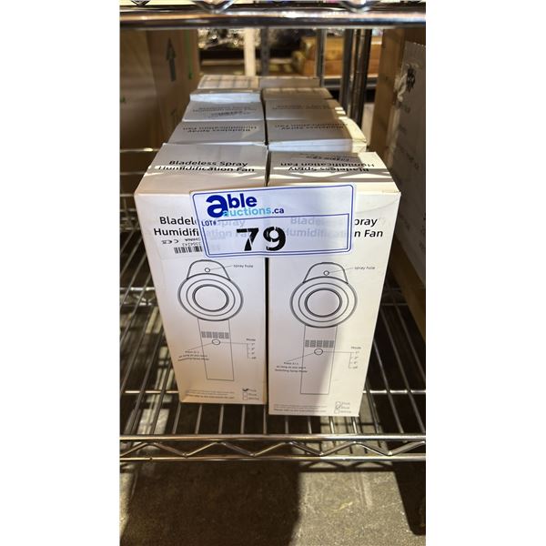 (10) *NEW* BLADELESS SPRAY HUMIDIFICATION FANS
