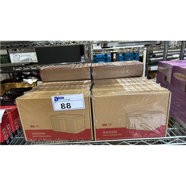 (16) *NEW IN SEALED BOXES* MINI STORAGE BOXES